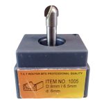 Фреза Глобус 1005 D8 h6,5 d6 пазовая галтельная