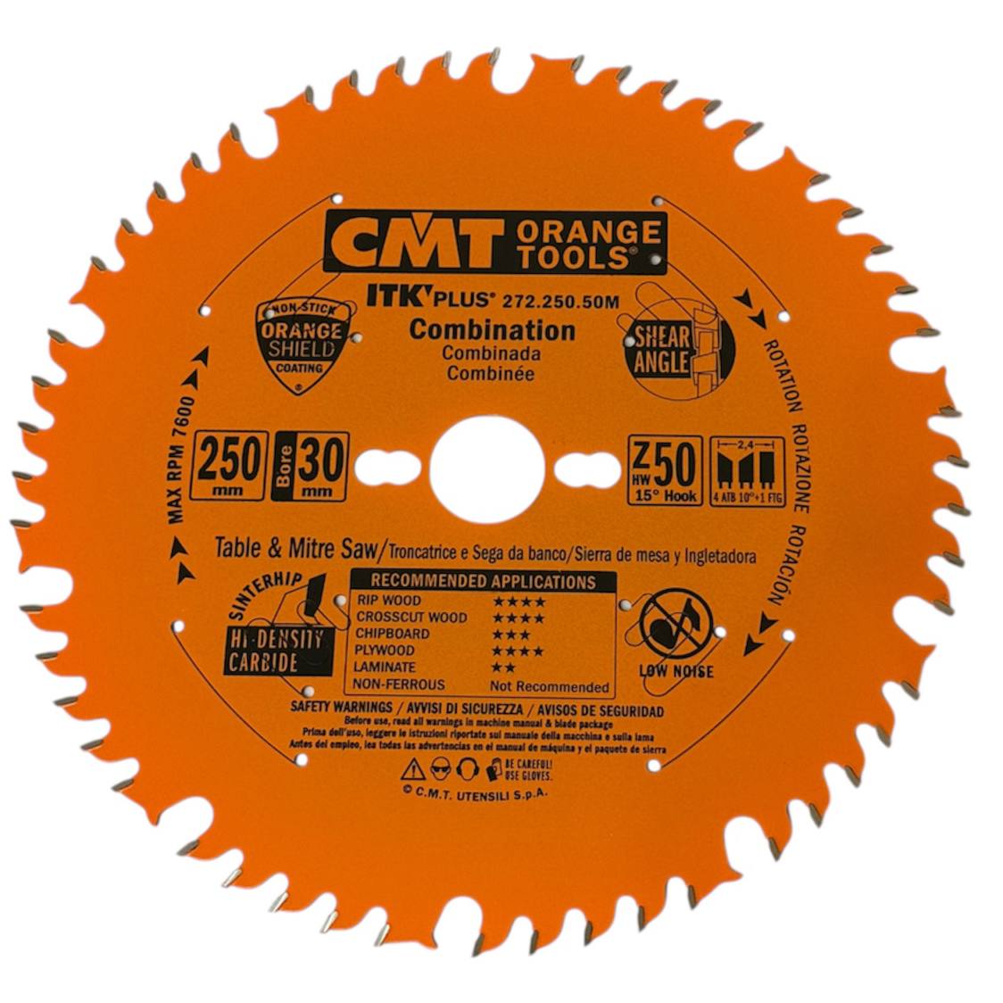 CMT-272.250.50M Пильний диск по дереву CMT 250x30x2.4x50z (272.250.50M) — изображение 1