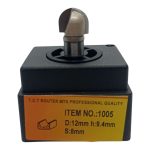 Фреза Глобус - 1005 D12 h9,4 d8 пазова канілюрна