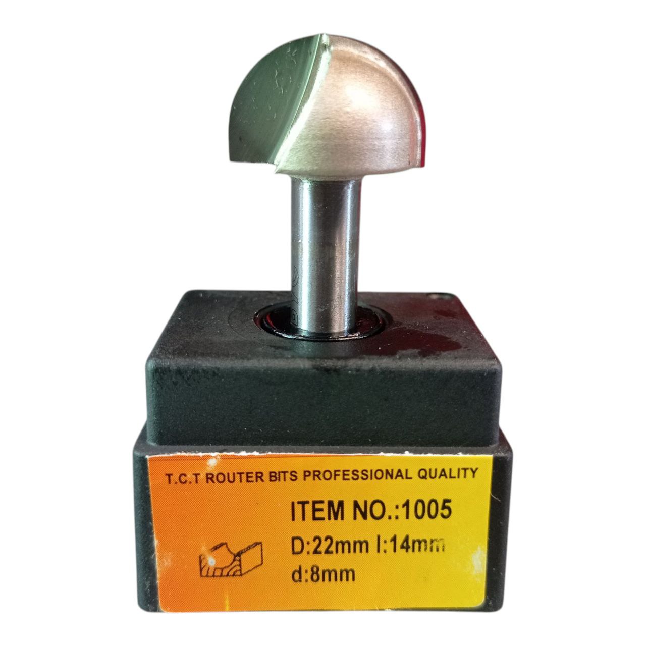 Globus-1005-22 Фреза 1005 пазова галтельна для каннелюр D22 h14 d8 мм R11 Z2 Глобус - Зображення 1