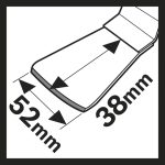 Шпатель Bosch ATZ52SFC насадка Starlock для демонтажу клею та фарби - Зображення 2