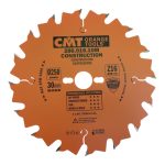 Пила CMT D250 d30 Z16 K2.8/1.8 для строительной древесины с гвоздями