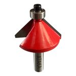Фреза кромочная конусная под 45° - Атака 131320 D32 h15 d8