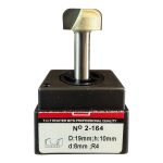 Фреза для чаш та підносів 19мм R4 h10 d8 L60 - Vatzo 2164 - Зображення 2