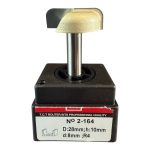 Фреза для изготовления чаш 28мм R4 h10 d8 L60 - Vatzo 2164 — изображение 2