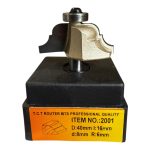 Фреза класическая с подшипником 2001 D40 h16 R6 d8 Глобус — изображение 2