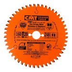 CMT 276.160.48H – Диск 160 мм х20×1,8x48Z по дсп пластику и цветных металлах