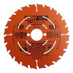 CMT 271.165.24M Пильный диск 165 мм x30 x1.7x24Z быстрый рез