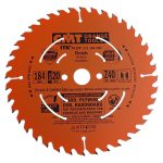 CMT 272.184.40H – Диск пиляльний 184 мм х20 x1.7 40Z тонкий