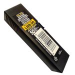 Леза 18 мм Olfa Ольфа LBB-50 ExcelBlack 50 шт. упаковка