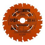 CMT 271.210.24M Пильный диск 210 мм x30x1.8x24Z быстрый рез — изображение 3