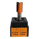 Фреза CMT Пазова пряма D12 h20 L50 d8 - Зображення 3