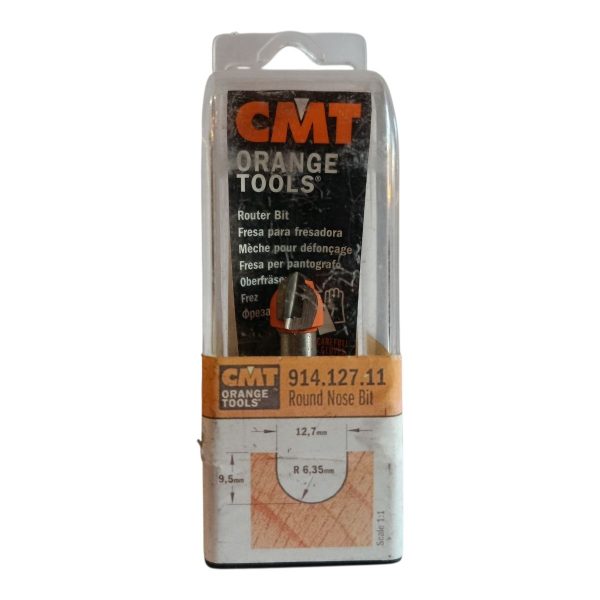 Фреза сферична D12.7 h9.5 R6.35 L51 d8 - CMT 914.127.11