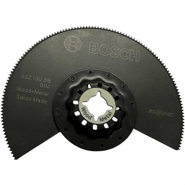 Сегментне пиляльне полотно для реноватора 100 мм півкругле Bosch ACZ 100 BB BIM Starlock