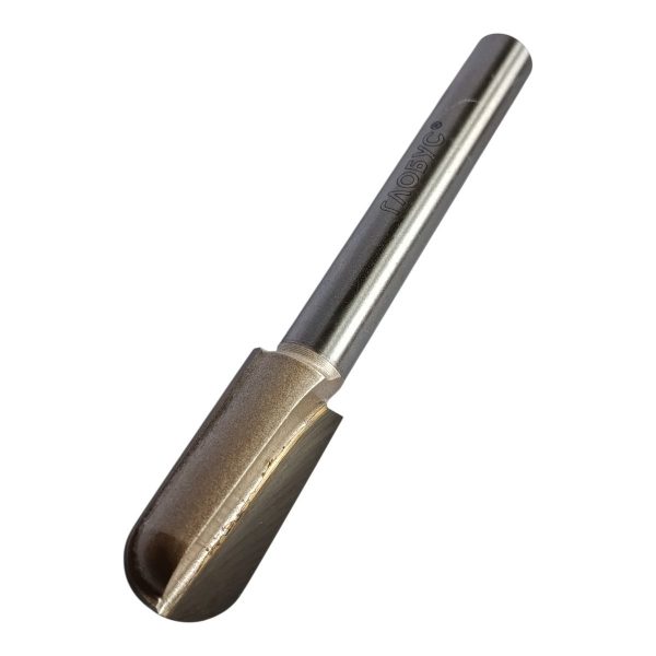 Фреза подовжена сферична 1012 D18 h40 d12 ГЛОБУС