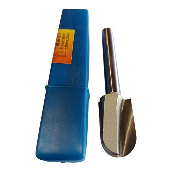 Фреза галтель 25мм h40 L120 d12 / Globus 1012