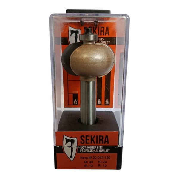 Фреза Секіра горизонтальна галтель D38 R12 h24 d12