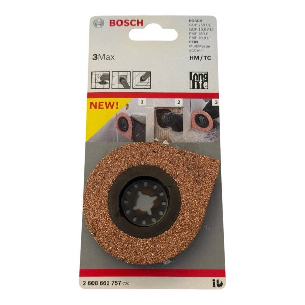 Насадка Bosch AVZ 70 RT Капля HM/TC 3MAX для шліфування та чищення швів
