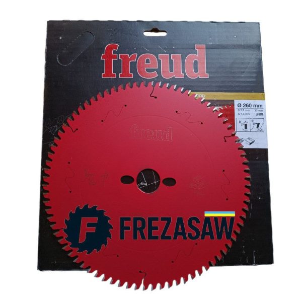 Пиляльний диск 260 мм по дереву Freud FR26W002T 80z ATB 2.6/1.8x30