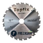 Пильний диск 300мм 32 посадка для повздовжнього пропилу 24 зуби Topfix