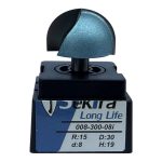 Фреза 30мм галтельна півкругла h19 d8 R15 Sekira Industry 008-300-08i - Зображення 3