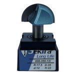 Фреза 35мм галтельна півкругла h22 d12 R17.5 Sekira Industry 008-350-12i - Зображення 2