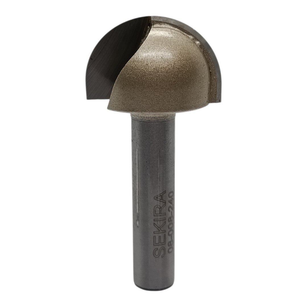 Freza-1005-D24-Sekira-08-008-240-- Галтельна 24мм півкругла фреза Sekira h14 R12 d8 / 008-240-08 - Зображення 1