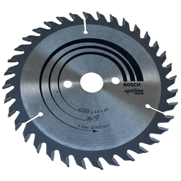Пильний диск 150мм х20/16 x2.4x36Z 2608640593 Bosch Optiline Wood