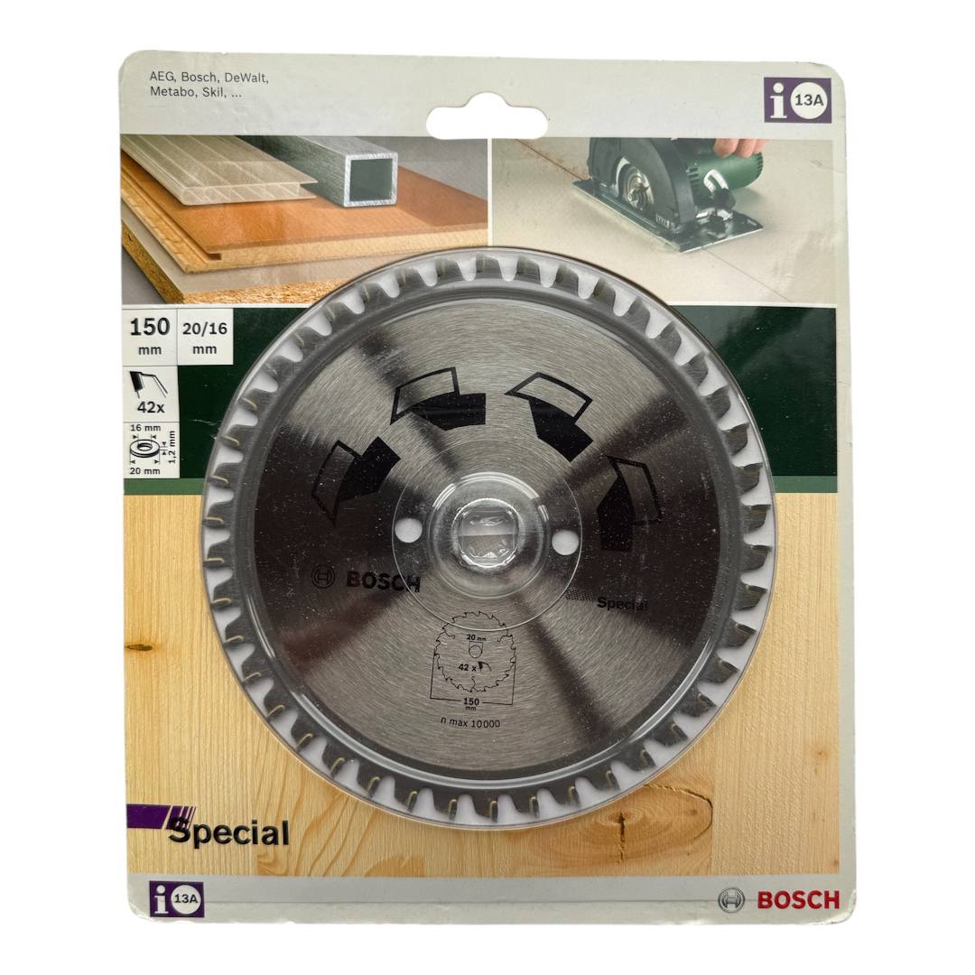 Bosch-150-Special-2609256886 Пильний диск Bosch Special ф150×20/16×2.2/42Z (2609256886) - Зображення 1