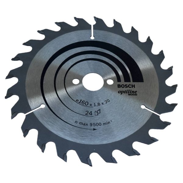 Пильний диск 160мм x20/16 x1.8/1.2 24Z Bosch 2608641171 Optiline Wood