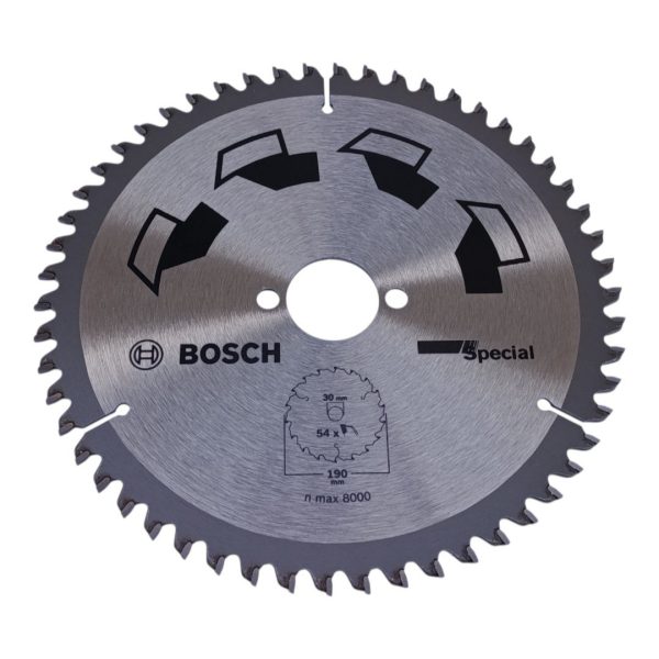 Пильний диск 190мм Bosch Special х 30мм 2.5/1.8 x 54Z (2609256892)