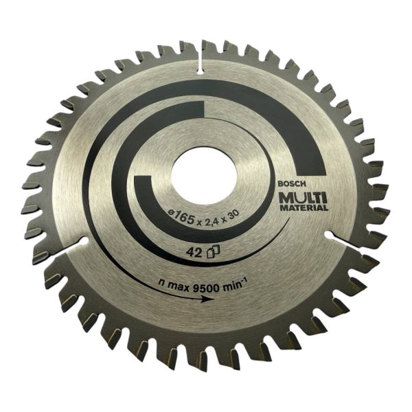 Пиляльний диск 165мм 30мм Bosch Multi Material 2.4/1.8 42 зуби (2608640519)